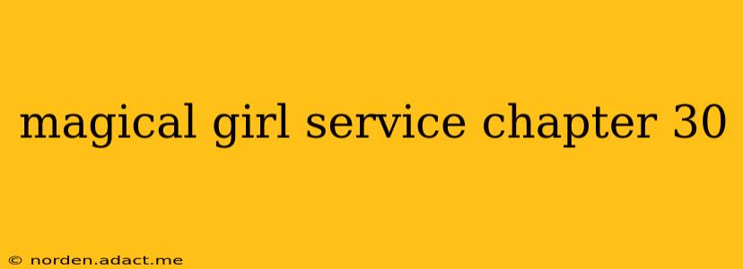 magical girl service chapter 30