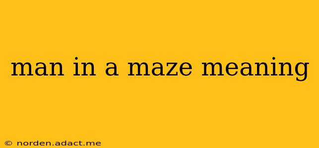 man in a maze meaning
