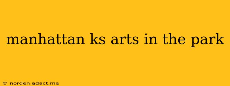 manhattan ks arts in the park