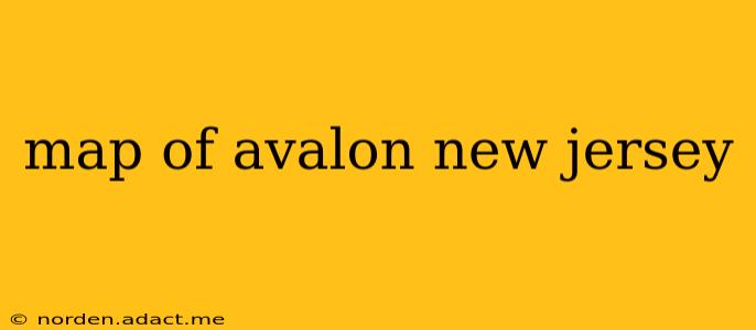 map of avalon new jersey