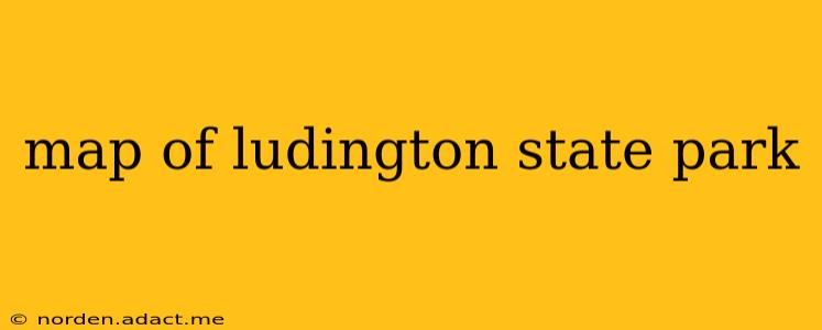 map of ludington state park