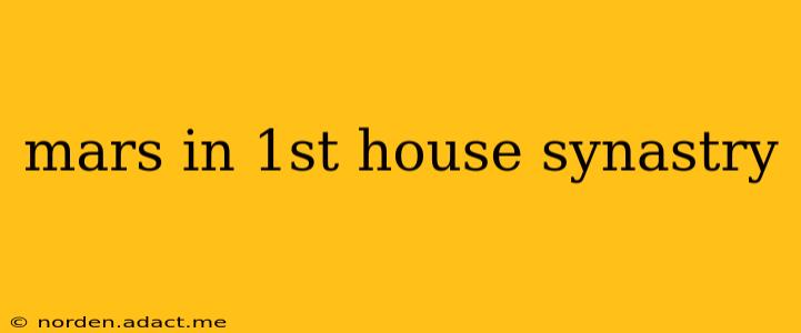 mars in 1st house synastry