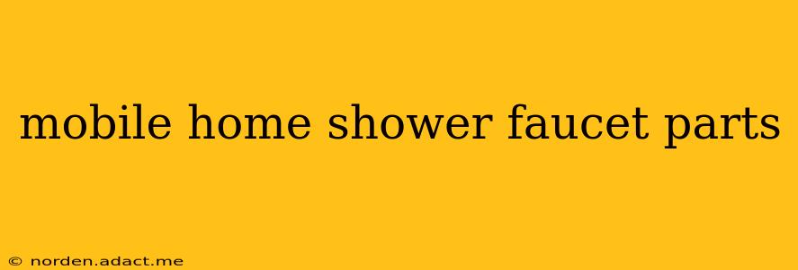mobile home shower faucet parts