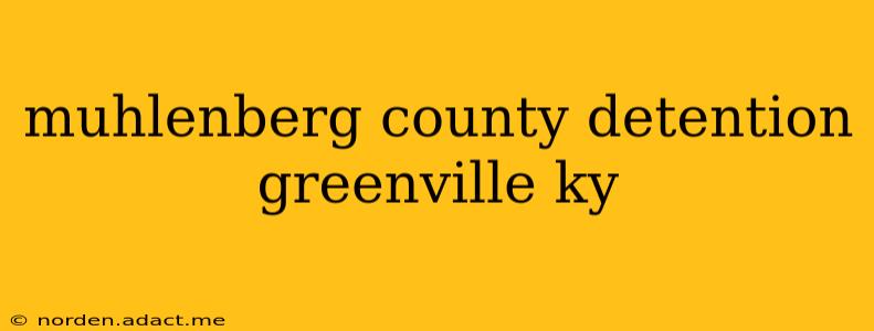 muhlenberg county detention greenville ky