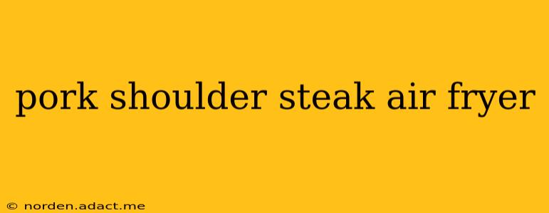 pork shoulder steak air fryer