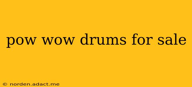 pow wow drums for sale