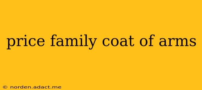 price family coat of arms
