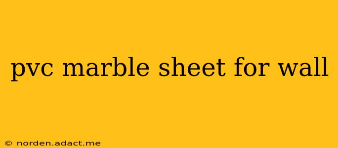 pvc marble sheet for wall