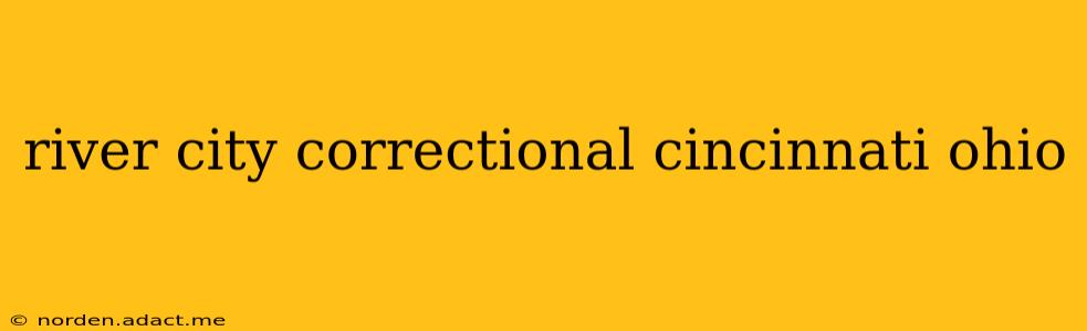 river city correctional cincinnati ohio