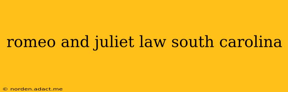 romeo and juliet law south carolina