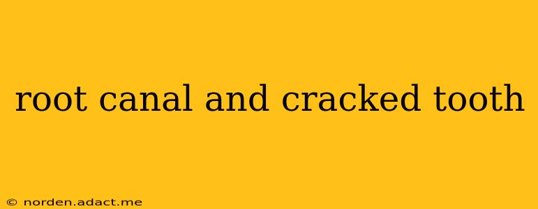 root canal and cracked tooth