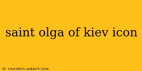 saint olga of kiev icon