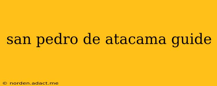 san pedro de atacama guide