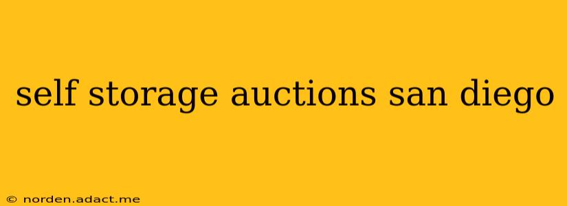 self storage auctions san diego