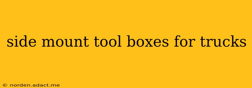 side mount tool boxes for trucks