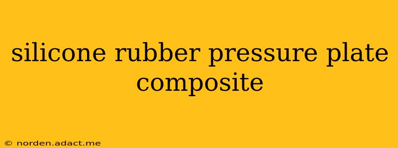 silicone rubber pressure plate composite