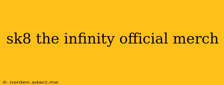 sk8 the infinity official merch