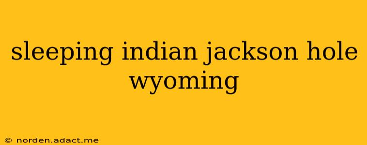sleeping indian jackson hole wyoming