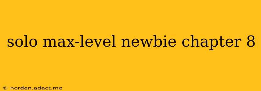 solo max-level newbie chapter 8