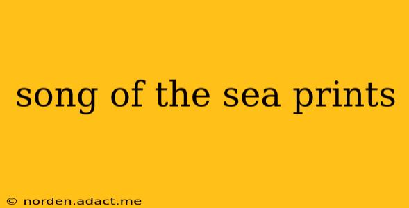 song of the sea prints