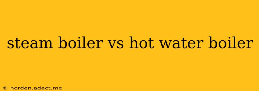 steam boiler vs hot water boiler