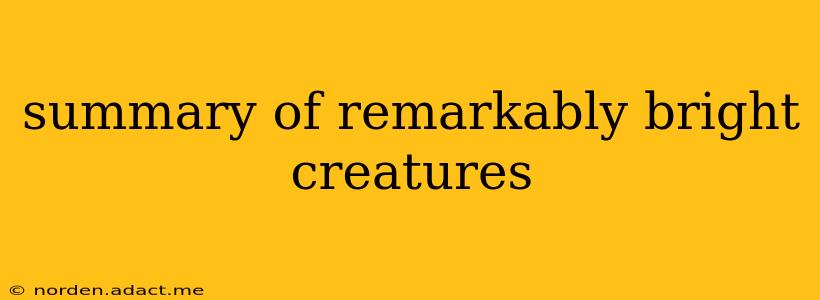 summary of remarkably bright creatures
