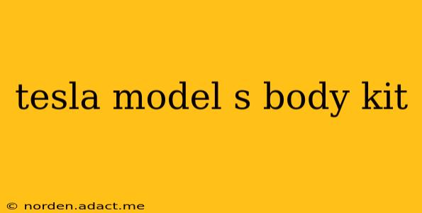 tesla model s body kit