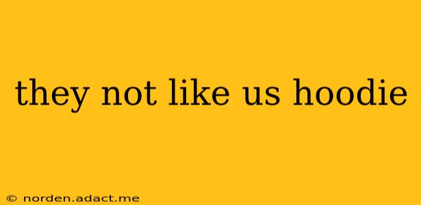 they not like us hoodie