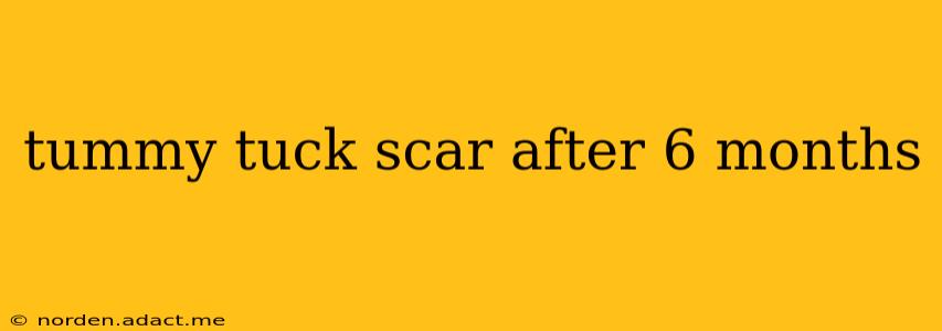 tummy tuck scar after 6 months