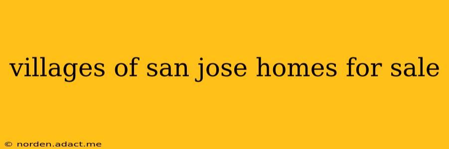 villages of san jose homes for sale