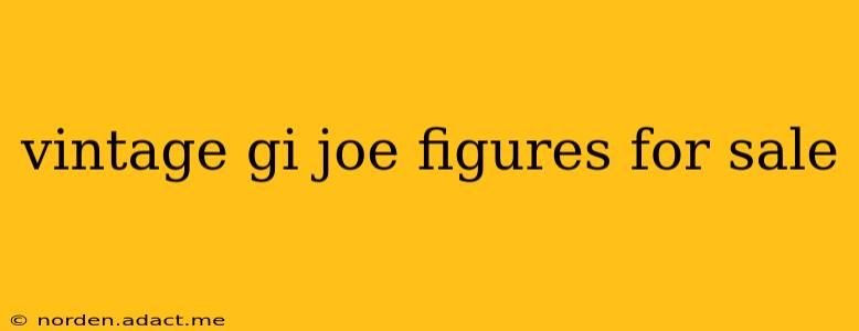 vintage gi joe figures for sale