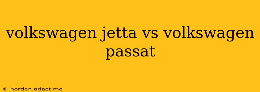 volkswagen jetta vs volkswagen passat