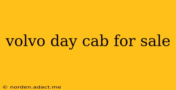 volvo day cab for sale