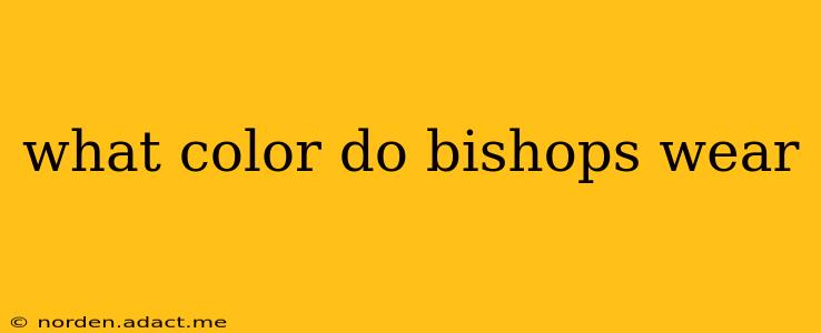 what color do bishops wear