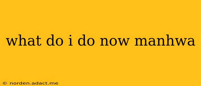 what do i do now manhwa