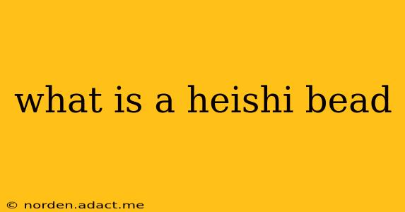 what is a heishi bead