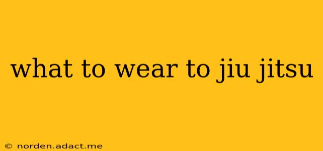 what to wear to jiu jitsu