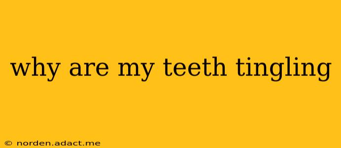 why are my teeth tingling
