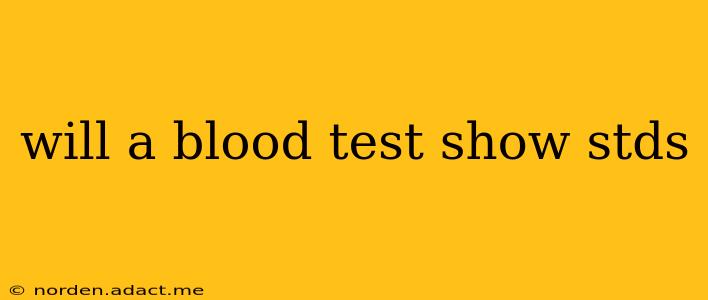 will a blood test show stds