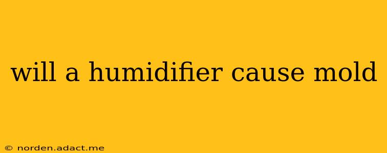 will a humidifier cause mold