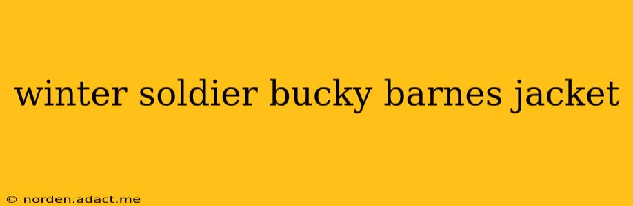 winter soldier bucky barnes jacket
